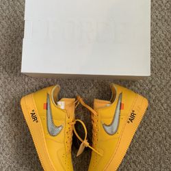 Nike Off White Air Force 1 “ICA Lemonade” Size 9 (New) ❤️‍🔥