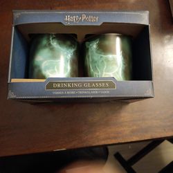 Never Open HARRY POTTER Drinking Glasses 