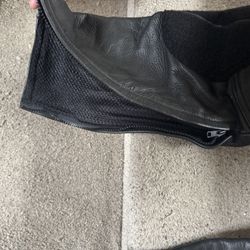 Full Leather 32 Waist 34 Length Motorcycle Pants