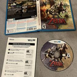 The Legend of Zelda: Twilight Princess HD (Wii U, 2016) Complete 