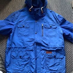 Hunter Wax Windbreaker Jacket Sz XL $40