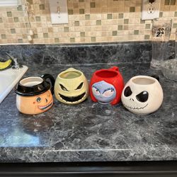 Halloween “Nightmare Before Christmas” Mugs