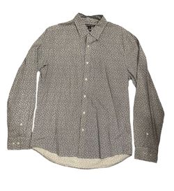 Michael Kors Men's Slim Fit Button-Down Shirt Size L