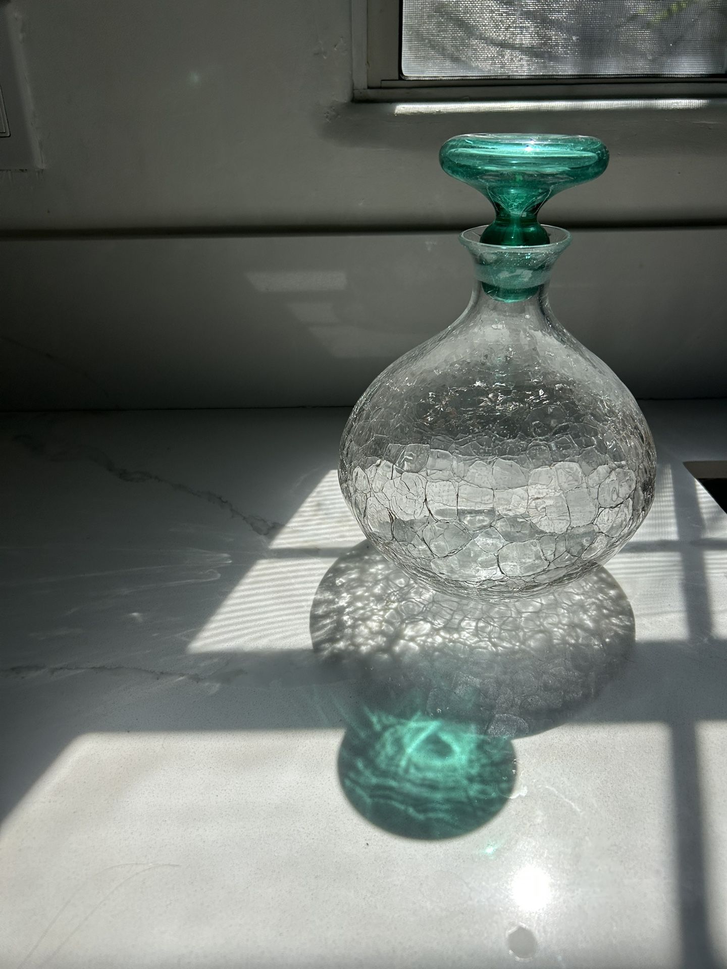 Blenko Art Glass MCM Decanter 5425 With Stopper