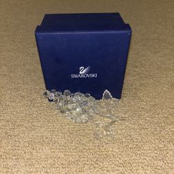 Swarovski Crystal Flower Figurine with Original Box