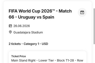 Spain vs Uruguay FIFA WORLD CUP
