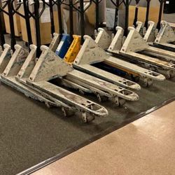 Used Crown Pallet Jacks $269/Ulines $199-269ea