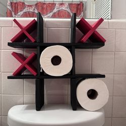 🐾🏈Bulldogs Themed Handcrafted Tic Tac Toilet Paper Holder
