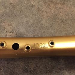 Araya Aero 20x1.75 rim 36 hole old school bmx gold anodized