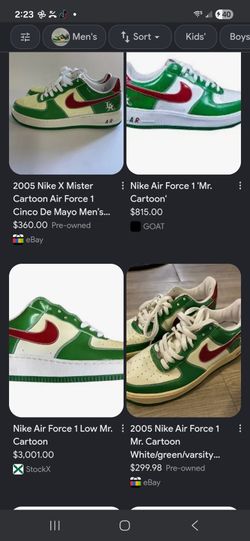Rare Cinco de mayo Air Force 1 ... Mr Cartoon