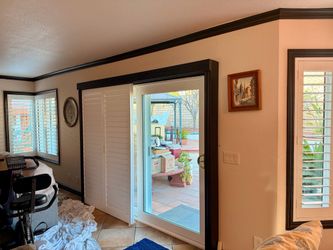 REAL WOOD & LIFETIME WARRANTY, Custom Interior Shutters, Plantation Shutters, Window Treatments, Window Coverings, Persianas de Madera