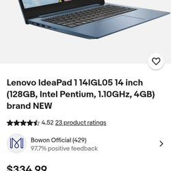 Lenovo IdeaPad Laptop Windows 11
