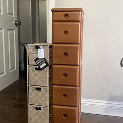 Small wooden cabinet and store drawer