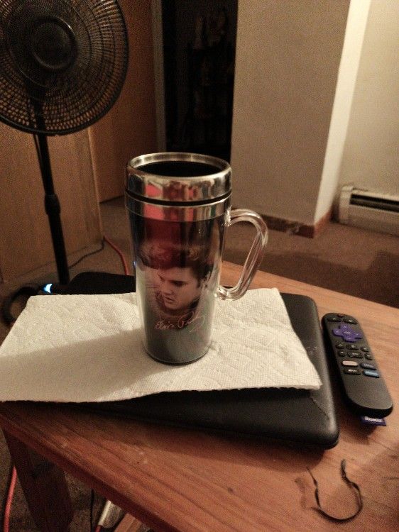 Elvis Presley Travel Mug About 7 Tall