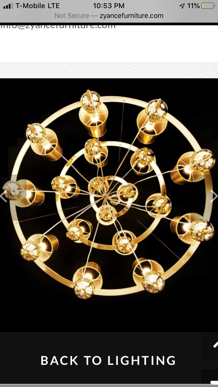 CHANDELIER .BRAND NEW IN BOX . Stock liquidation .