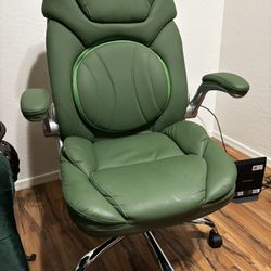 Lumbar support, green office chair or gaming chair