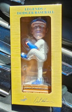 Orel Hershiser Legends of Dodger baseball bobblehead, New
