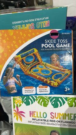 Inflatable Skee Toss Pool game
