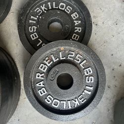 New pair of 25lb olympic plates