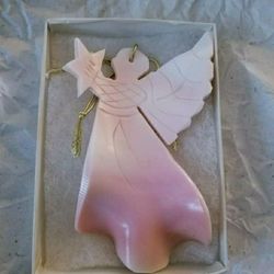 Pink Angel ornament 
