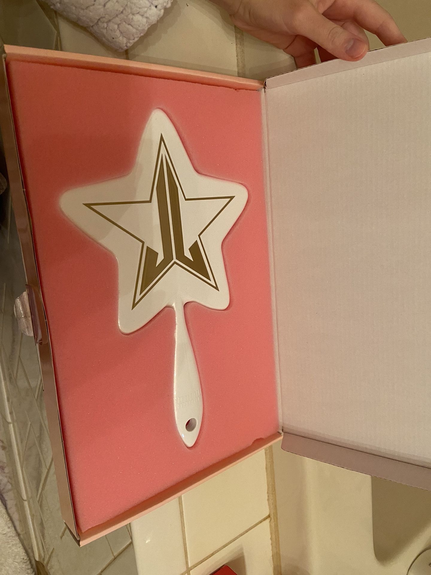 Jeffree Star White And Gold Mirror 