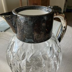 Antique Glass Pitcher