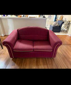Red Loveseat