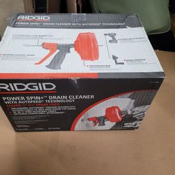 Ridgid Power Spin+ Drain Cleaner (Missing Manual Handle, Can Still Be Used With Drill)