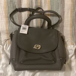 NEW Coach Backpack Purse Grey