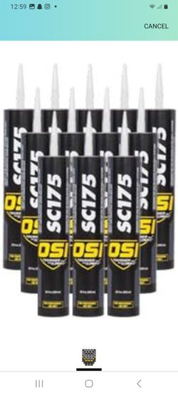 OSI Draft and Acoustical Sound Sealant Flexible Soundproofing Noise Deadening Latex Based Acoustic Caulk 12 Pack of 28 oz. Tubes