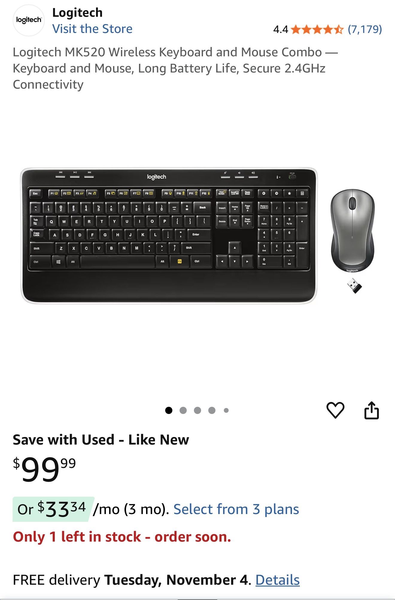 Wireless Keyboard And Mouse 