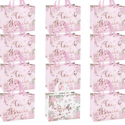 12PCS Bride to Be Bags With Handles 