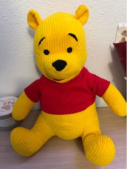 Disney Winnie the Pooh Soft Corduroy/Ribbed Plush