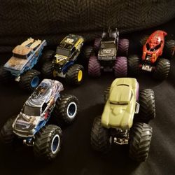 7 Hot Wheels Monster Trucks Bundle 