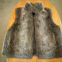 Faux Fur Reversible Vest 