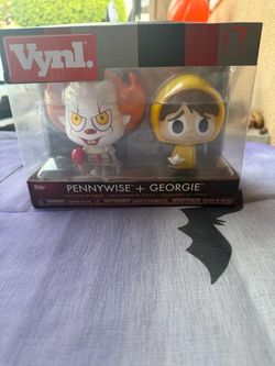 Funko Vynl IT Penny wise & Georgie Vinyl Figures New In Box