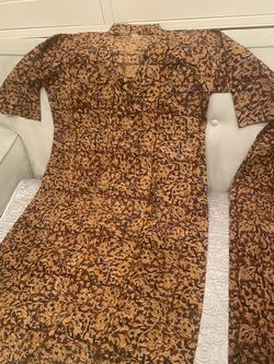 New Desi Indian Casual Wear (Women Cord Set Size 44 Chest) 