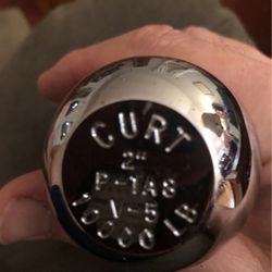 Trailer Hitch Ball,  10,000 lbs, 2 Inch Diameter, 1-1/4 x 2-5/8-Inch Shank