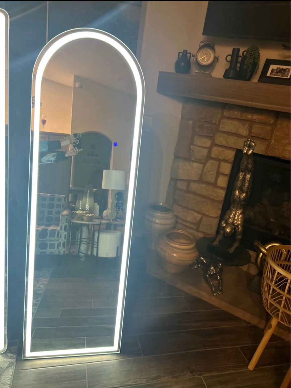 Led Mirror Round Top