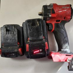 Impact Drill And 2 Batteries 
