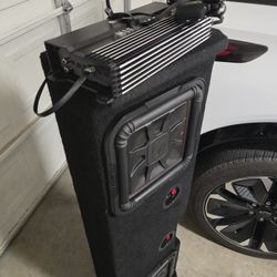 SILVERADO 2007-2025 BASS  LT7 12 AND AMPLIFIER 1500W PRICE 700