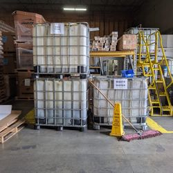 3 - Three Industrial totes