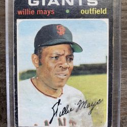 1971 Willie Mays Card #600