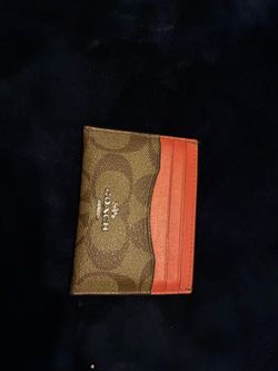 Coach card holder