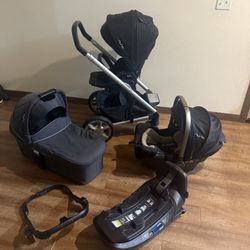 Nuna Stroller and Bassinet and Car seat 