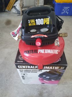 Central Pneumatic 3 gallon Pancake Air Compressor