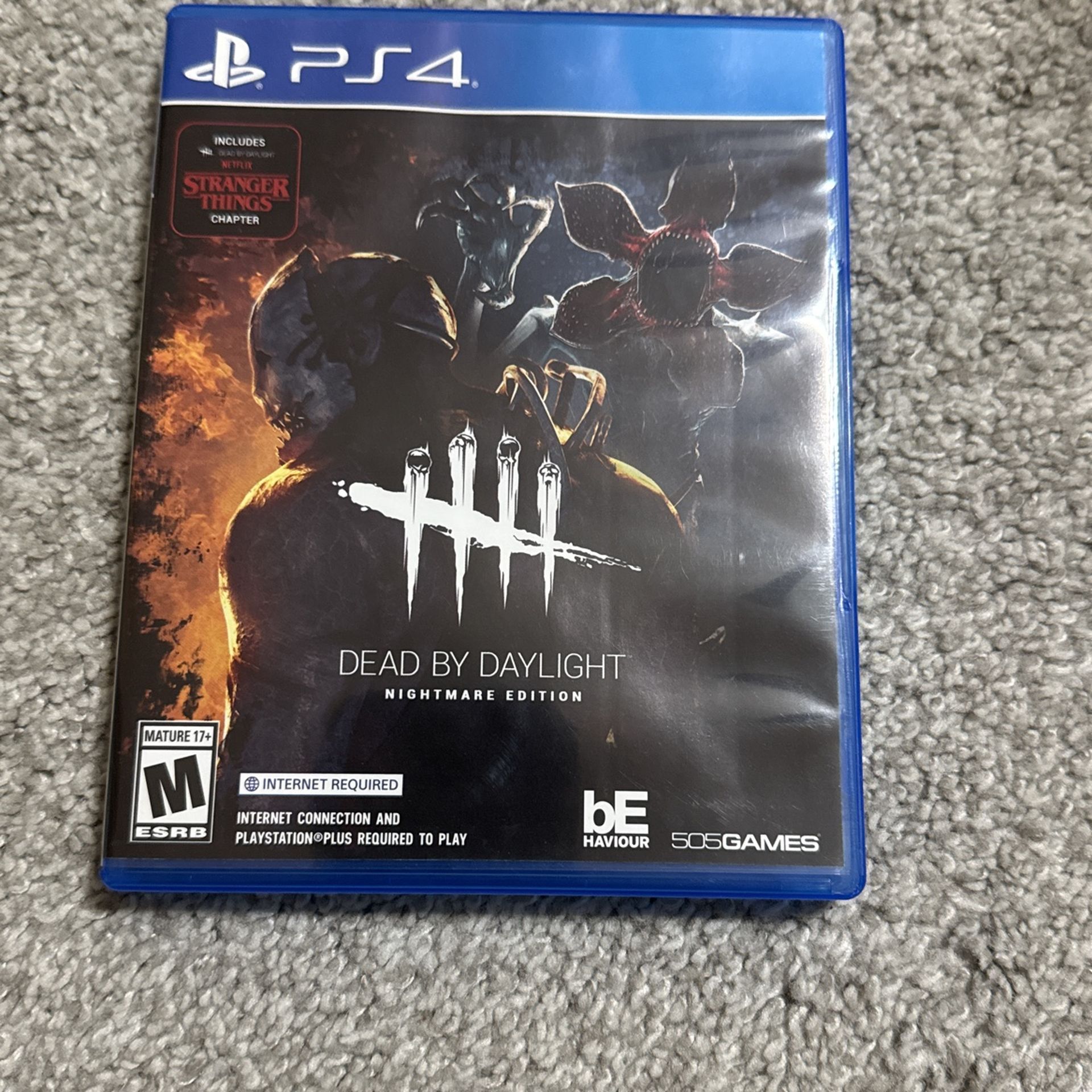 Dead By Daylight Stranger Things Nightmare Edition PS4 NO MANUAL