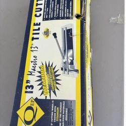 13 “ Inch Maestro Tile Cutter Used Once 