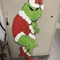 Grinch Lawn Ornament Decoration Display