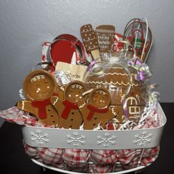 GINGERBREAD MAN COOKIE Gift Basket